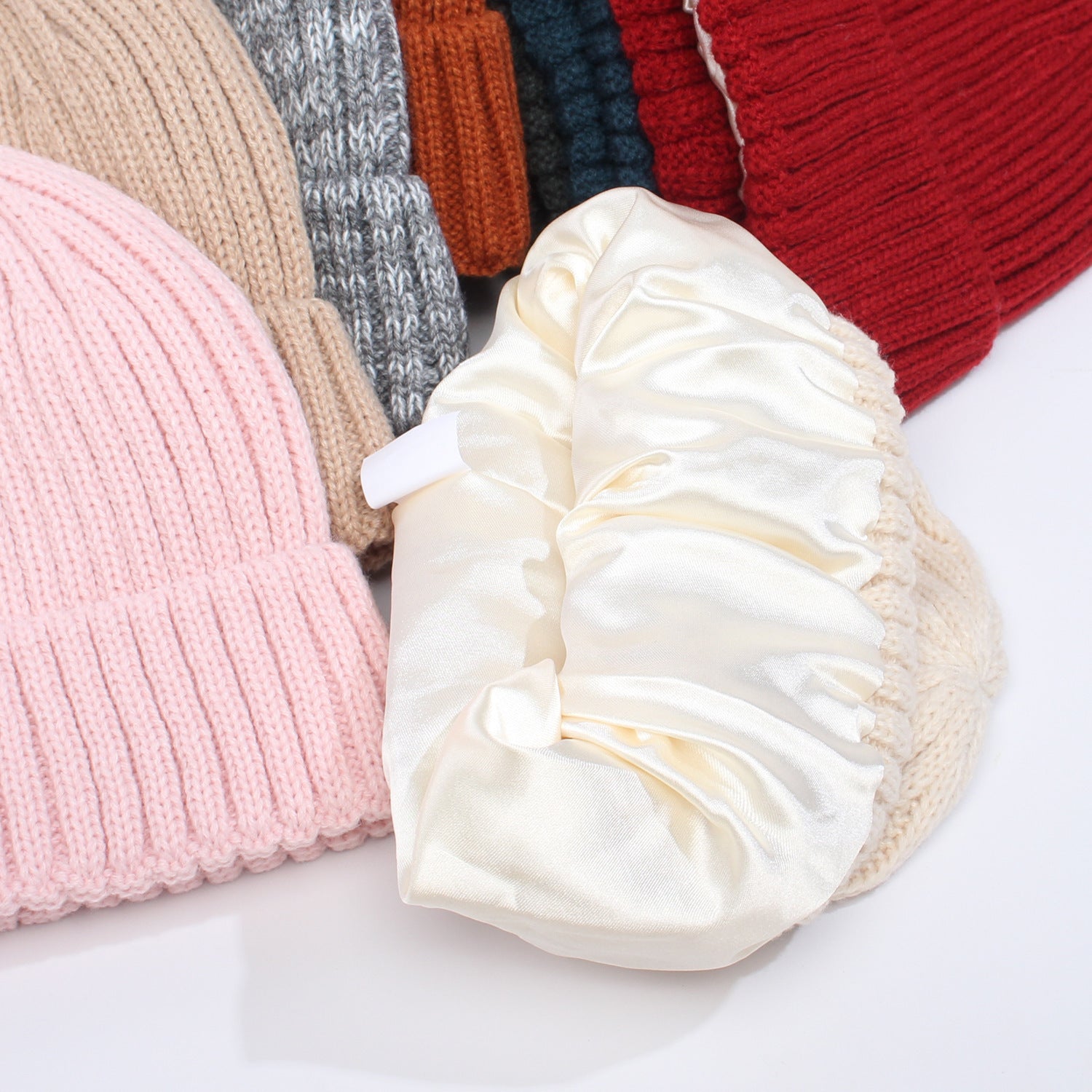 Satin Blend Beanie